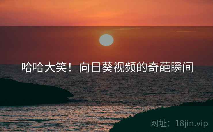 哈哈大笑!向日葵视频的奇葩瞬间 哈哈大笑!向日葵视频的奇葩瞬间